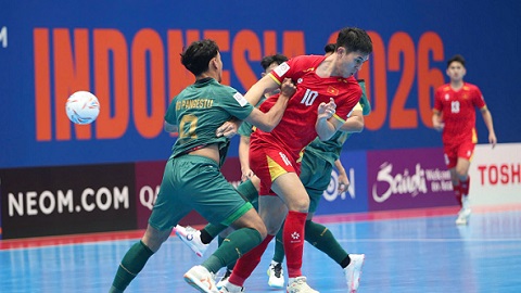 Trực tiếp ĐT futsal Indonesia vs ĐT futsal Việt Nam, 17h00 chiều nay